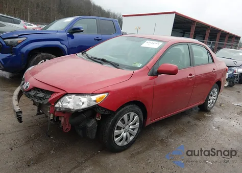 2012 Toyota Corolla Le из США, поврежденный, VIN 2T1BU4EE9CC765758